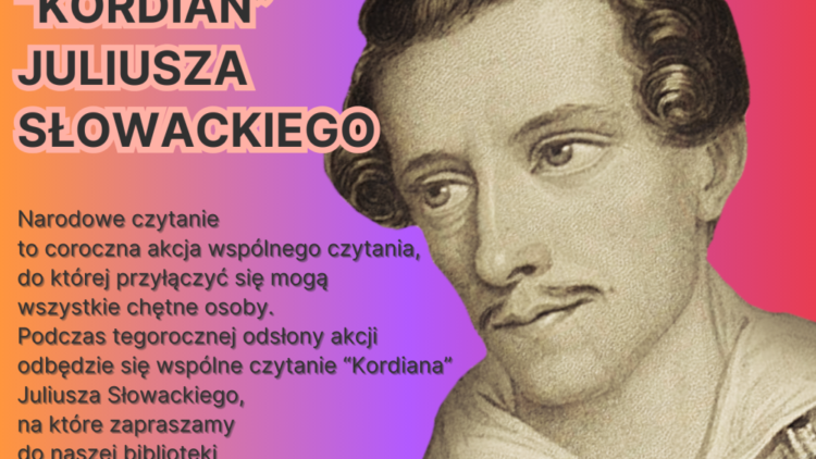 Miejska Biblioteka Publiczna w Dziwnowie zaprasza wszystkich miłośników literatury na kolejną edycję ogólnopolskiej akcji „Narodowe Czytanie”, która odbędzie się 7 września 2024 roku o godzinie 14:00. Tegoroczne wspólne czytanie odbędzie się pod patronatem honorowym Pary Prezydenckiej, a w centrum uwagi znajdzie się jedno z najważniejszych dzieł polskiej literatury romantycznej – „Kordian” Juliusza Słowackiego.