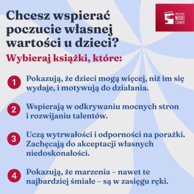Mała książka – wielki człowiek sdntoroSep0 : 5 5 a i 106muhh1 4 tf m u j t o i a f4g0 1 1 2 t 1 8l6l 0 45 2 lh71al · 📚 Czy wiesz, że książki mogą zmienić sposób, w jaki dzieci widzą siebie? 💪