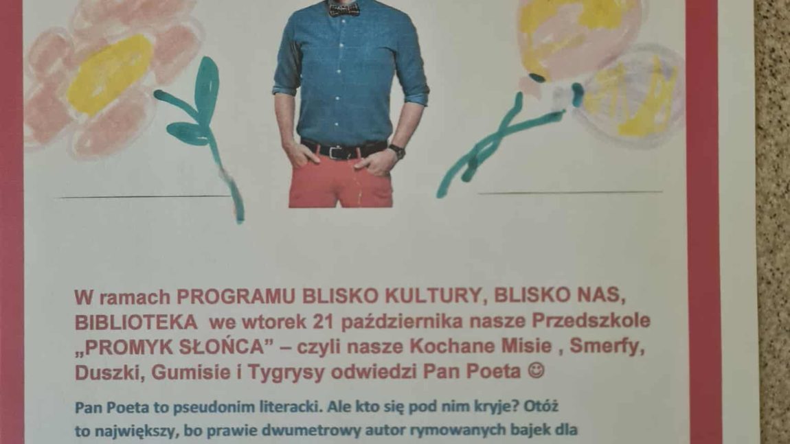 Pan Poeta w “PROMYKU SŁOŃCA” 21.10.2025.