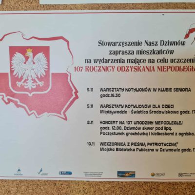 Serdecznie zapraszamy 10 listopada o 17.00 do Biblioteki w Dziwnowie: