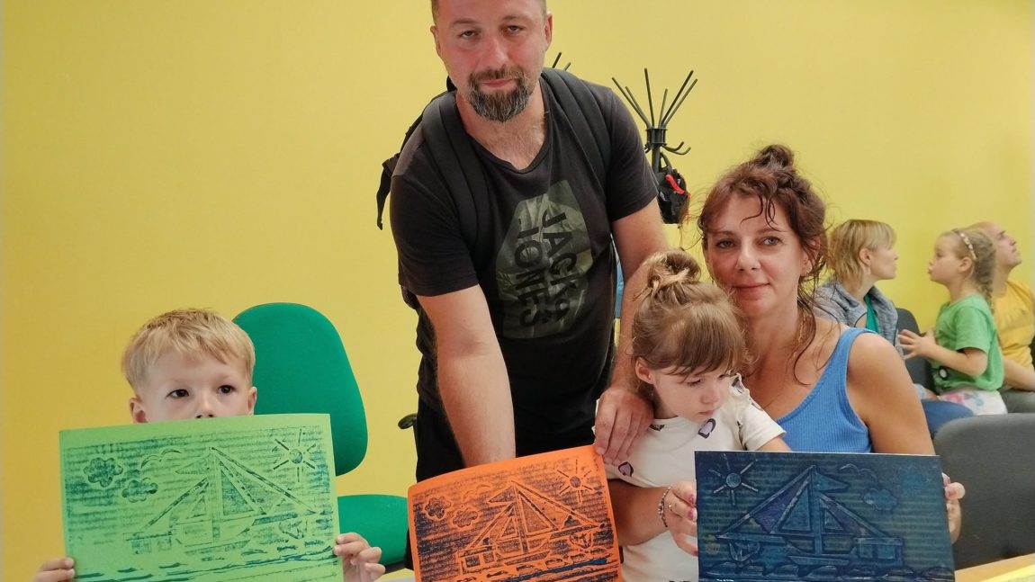 Letnie Warsztaty Graficzne w MBP w Dziwnowie.